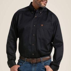 Ariat  | Twill Classic Black Button Down Shirt